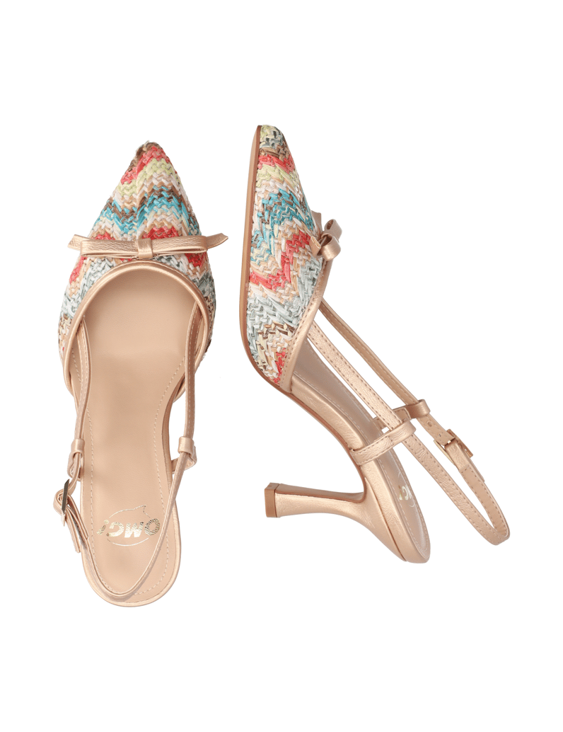 OMG!-Textil-Slingpumps-beige