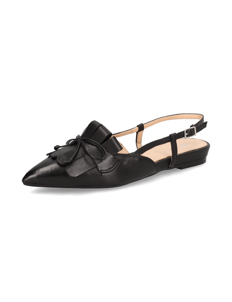 Kate-Gray-Glattleder-Ballerina-schwarz