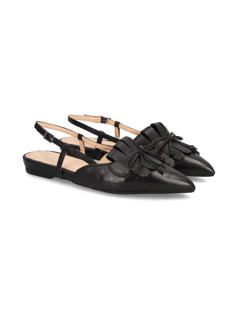 Kate-Gray-Glattleder-Ballerina-schwarz