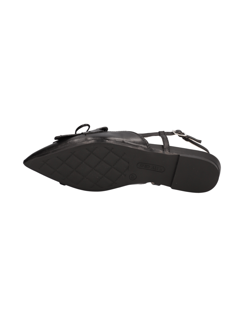Kate-Gray-Glattleder-Ballerina-schwarz