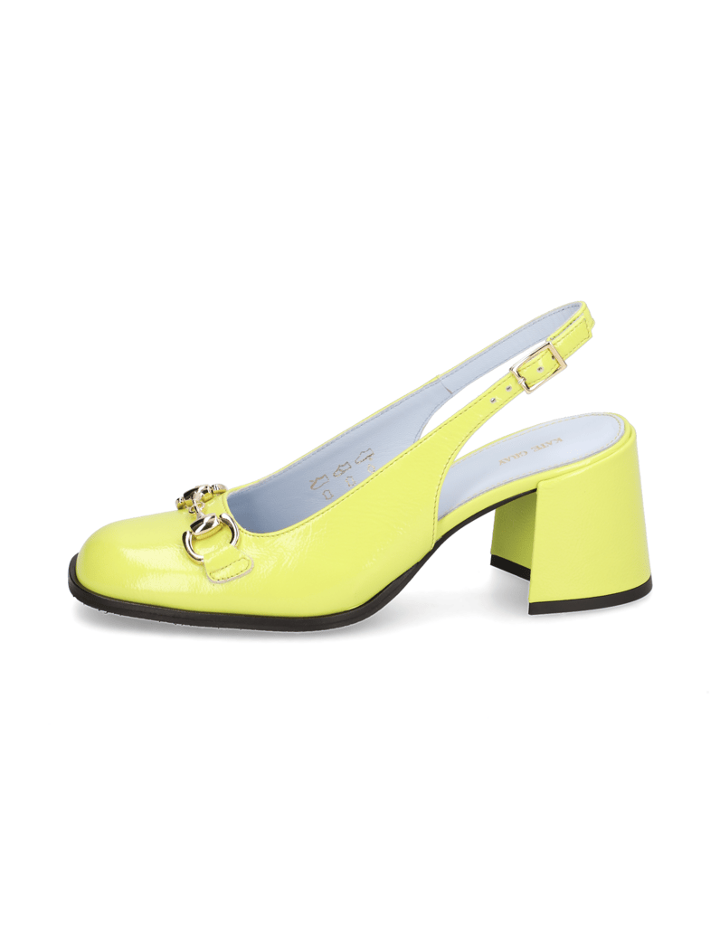 Kate-Gray-Lackleder-Slingpumps-gelb