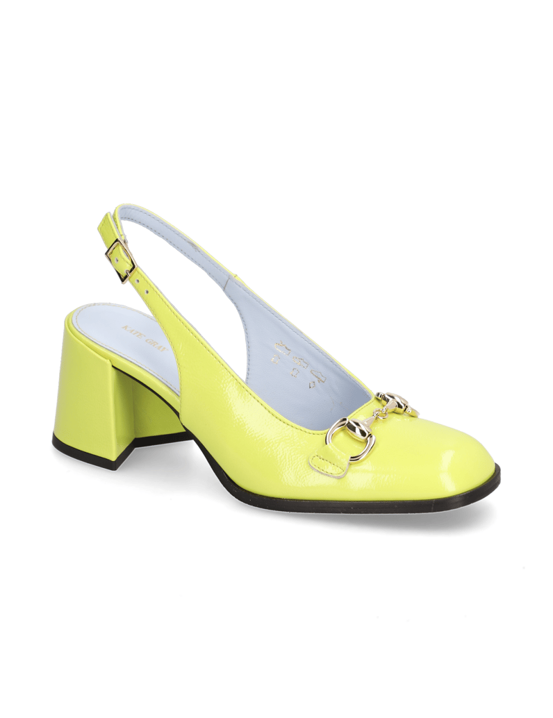 Kate-Gray-Lackleder-Slingpumps-gelb