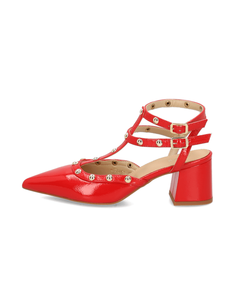 Lackleder Slingpumps