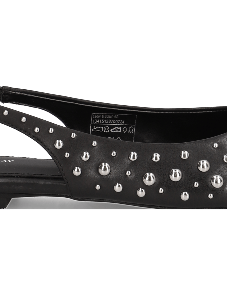 Kate-Gray-Glattleder-Slingballerina-schwarz