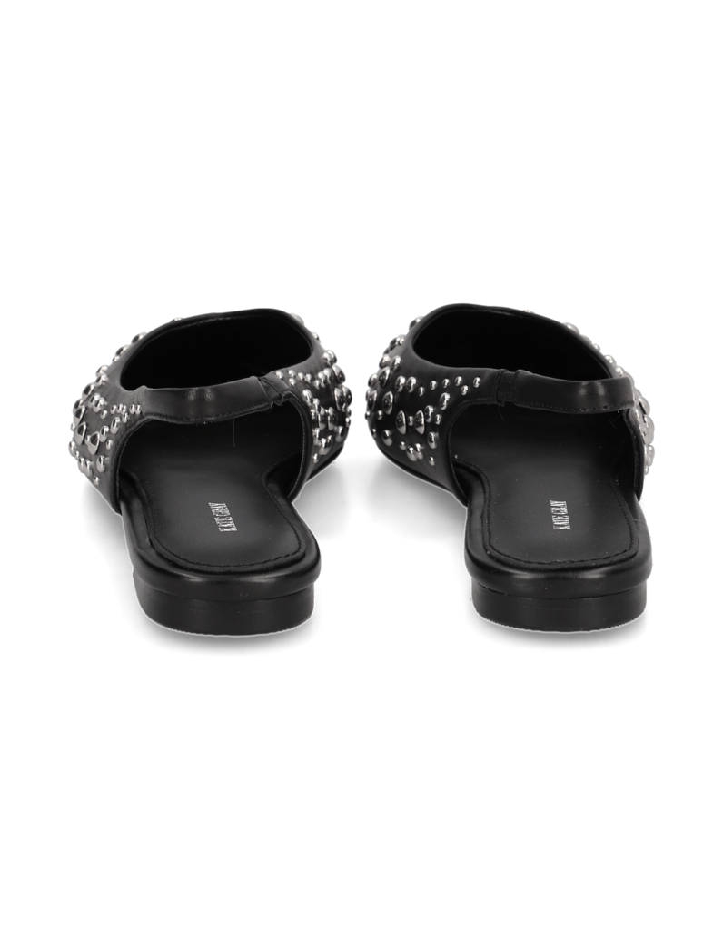 Kate-Gray-Glattleder-Slingballerina-schwarz