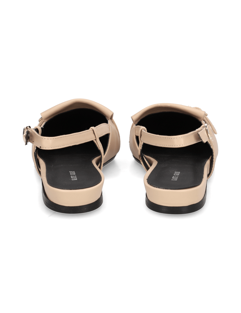 Kate-Gray-Glattleder-Slingballerina-beige