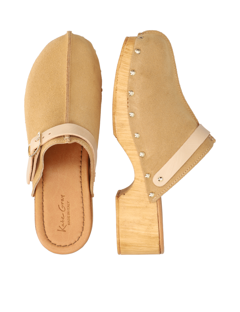 Kate-Gray-Veloursleder-Pantoffel