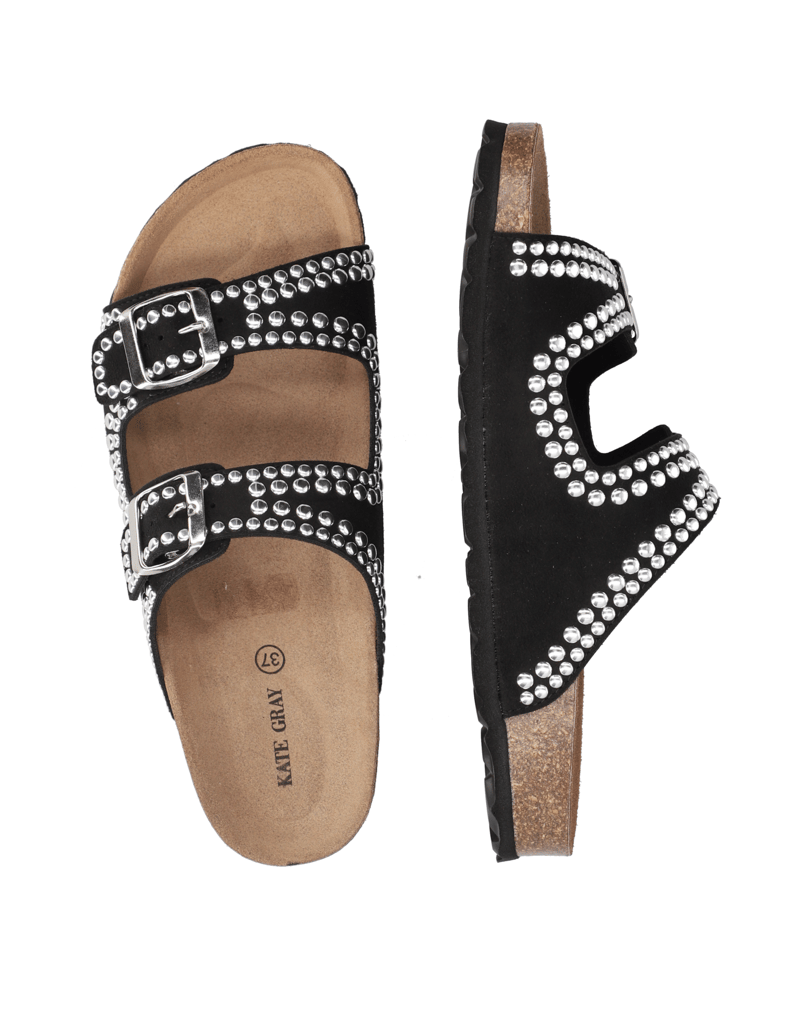 Kate-Gray-Pantoffel-schwarz
