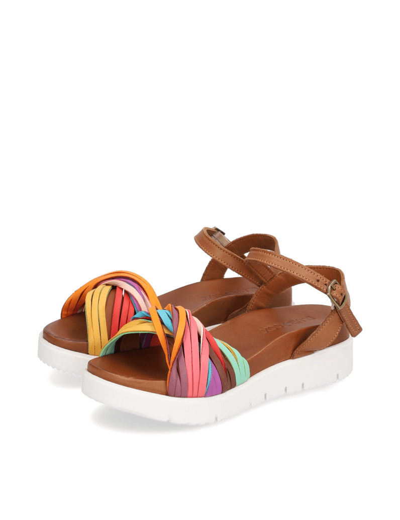 Blue-Cox-Glattleder-Sandale