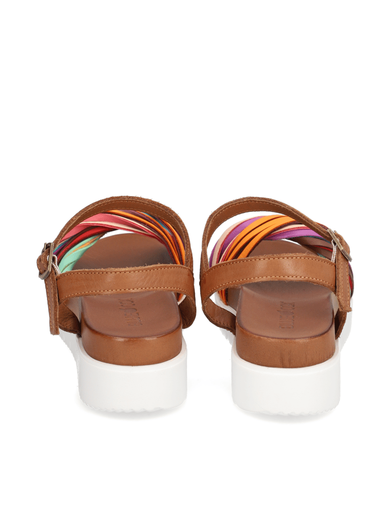 Blue-Cox-Glattleder-Sandale