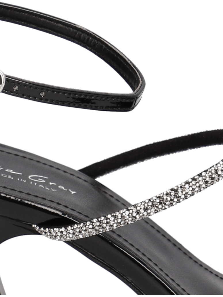 Kate-Gray-Lederkombination-Sandale-schwarz