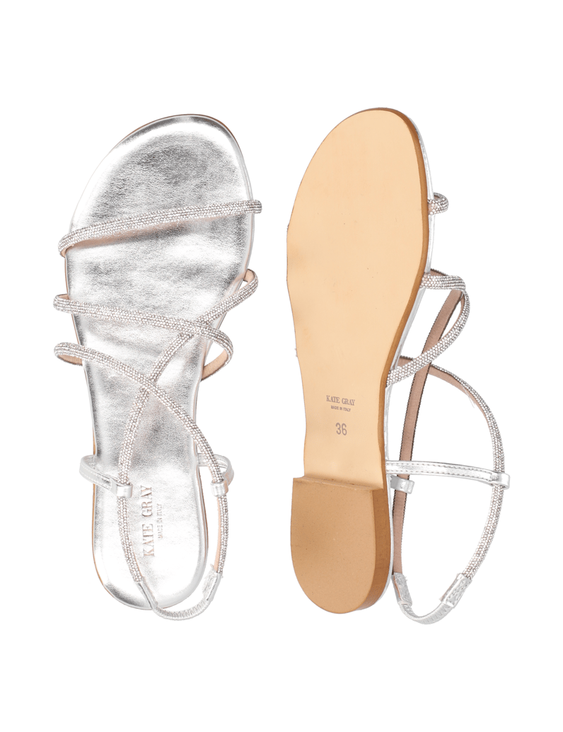 Kate-Gray-Sandale-silber