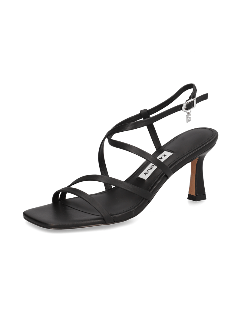Kate-Gray-Glattleder-Sandale-schwarz