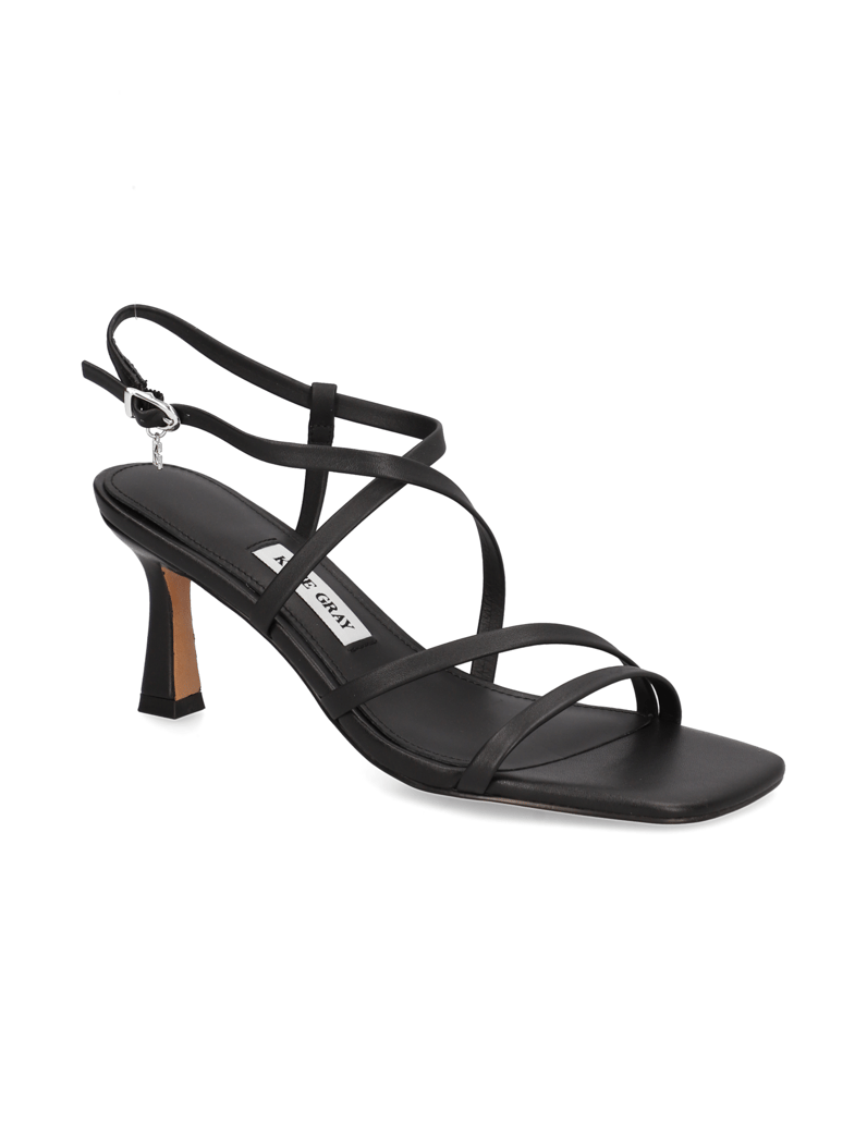 Kate-Gray-Glattleder-Sandale-schwarz