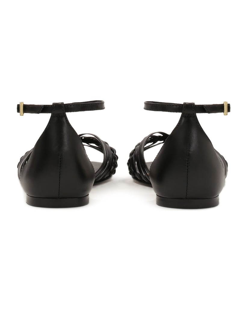 Kazar-Flache-Sandalen-mit-integriertem-Absatz-schwarz