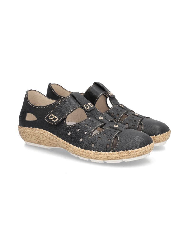 Rieker-Glattleder-Slipper-sportiv-blau