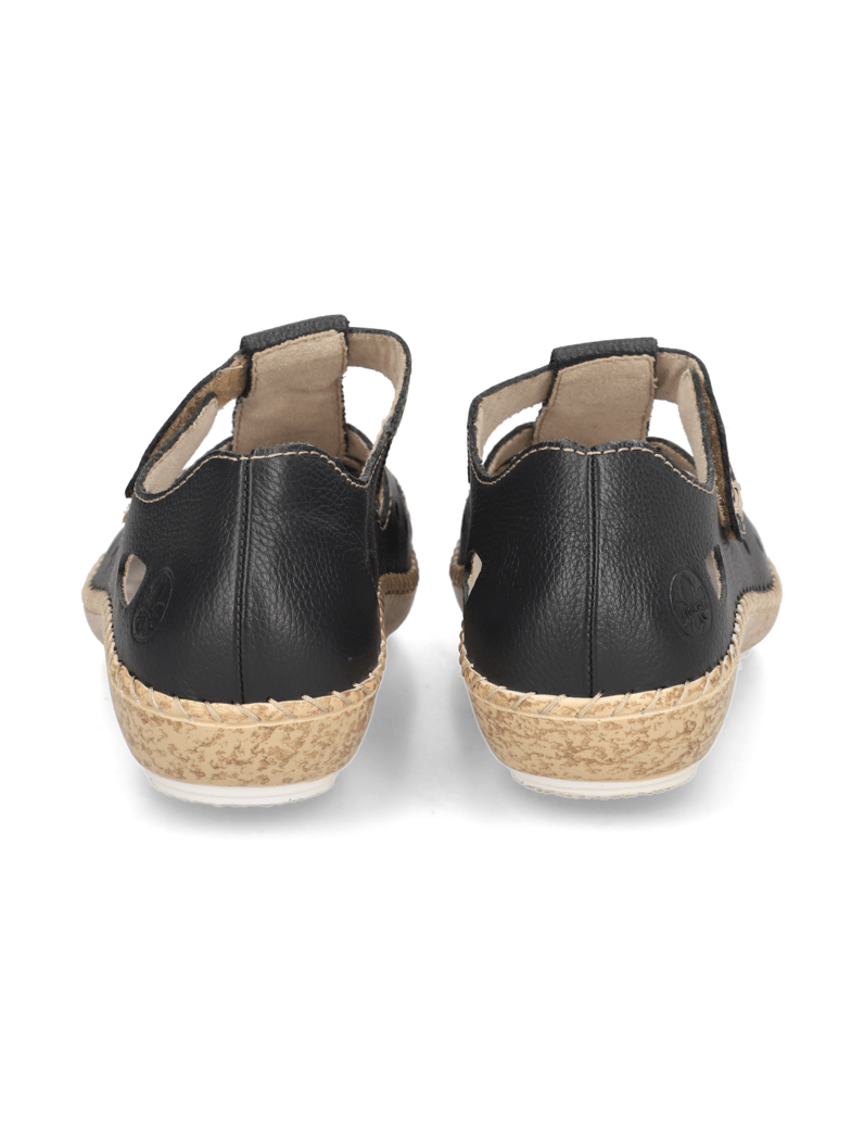 Rieker-Glattleder-Slipper-sportiv-blau