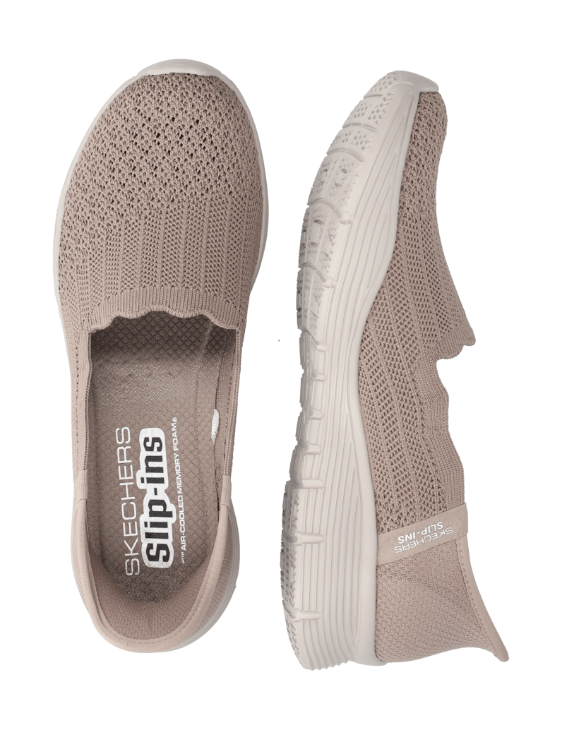 Skechers-Slipper-beige