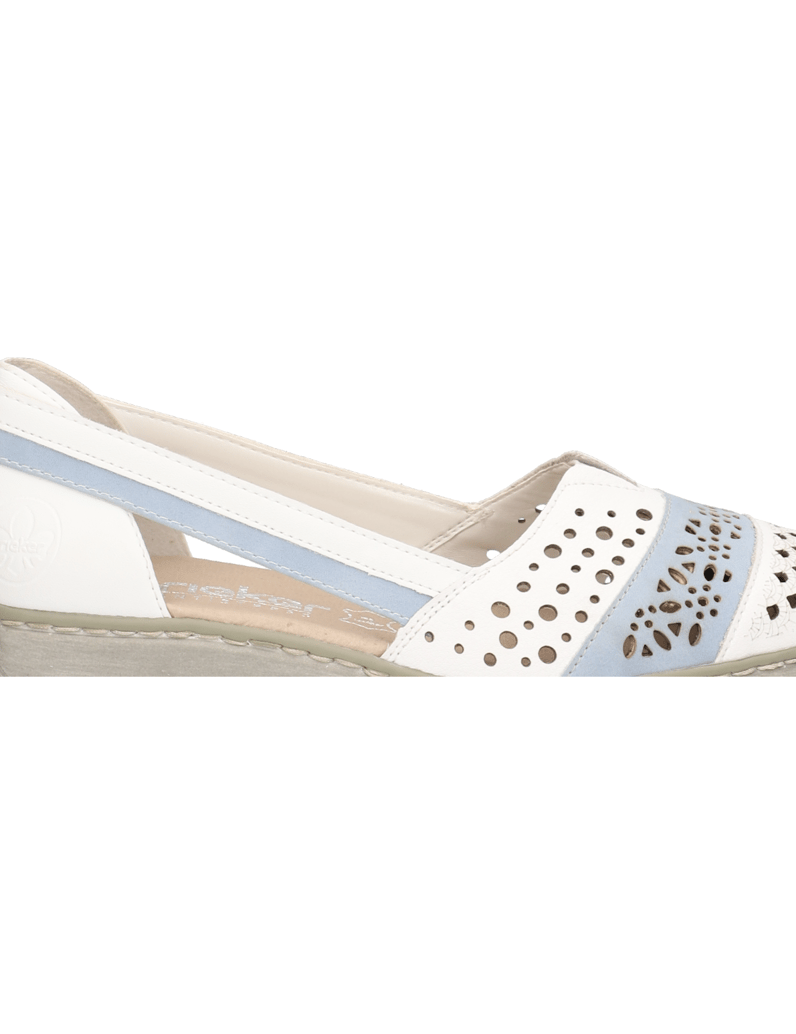 Rieker-Glattleder-Ballerina-weiss