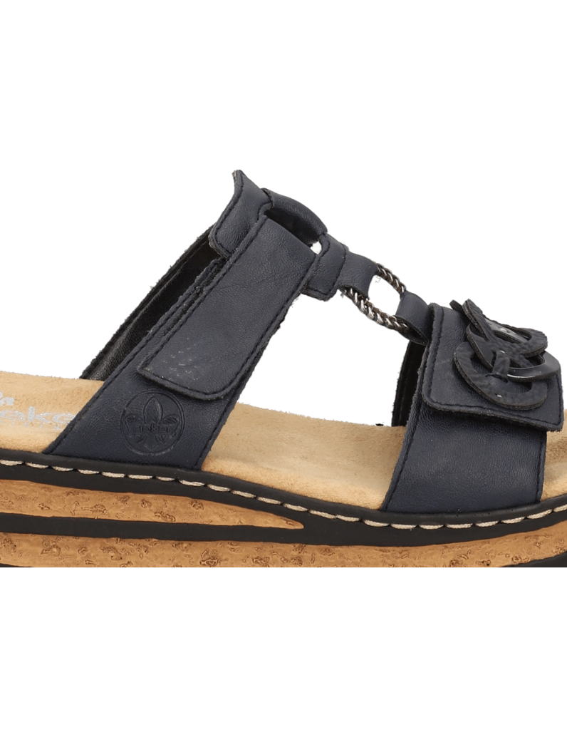 Rieker-Pantoffel-blau