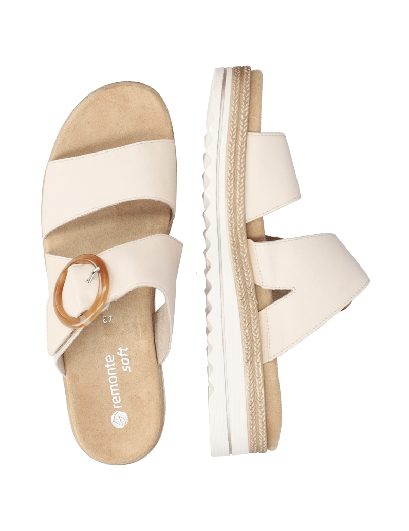 Remonte-Pantoffel-weiss