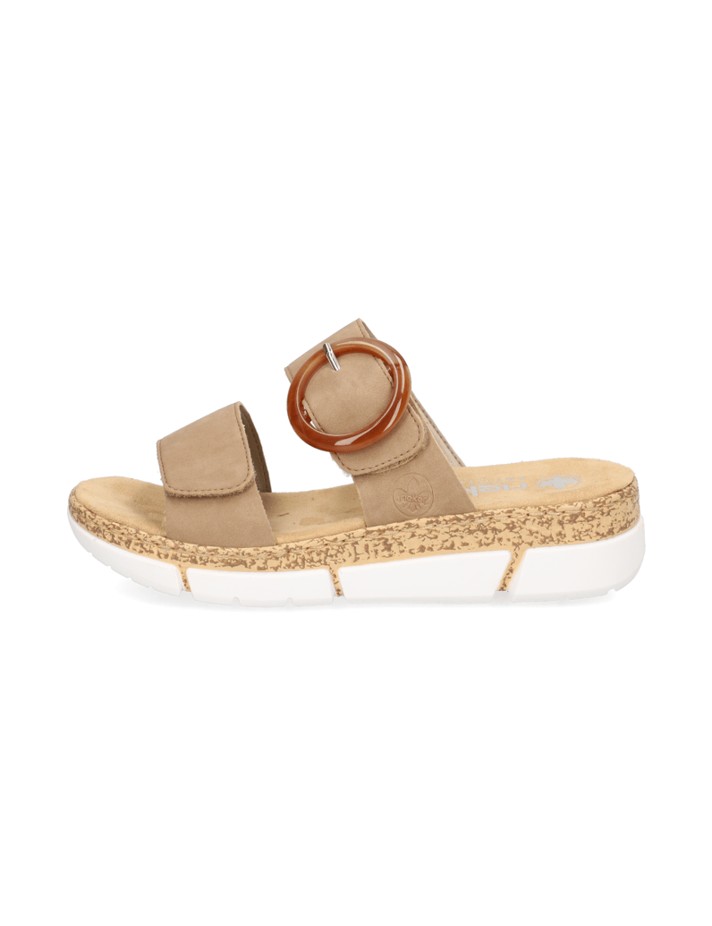 Rieker-Pantoffel-beige