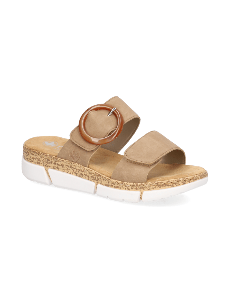Rieker-Pantoffel-beige