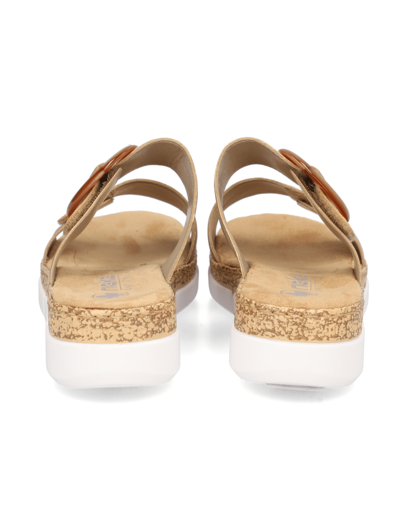 Rieker-Pantoffel-beige