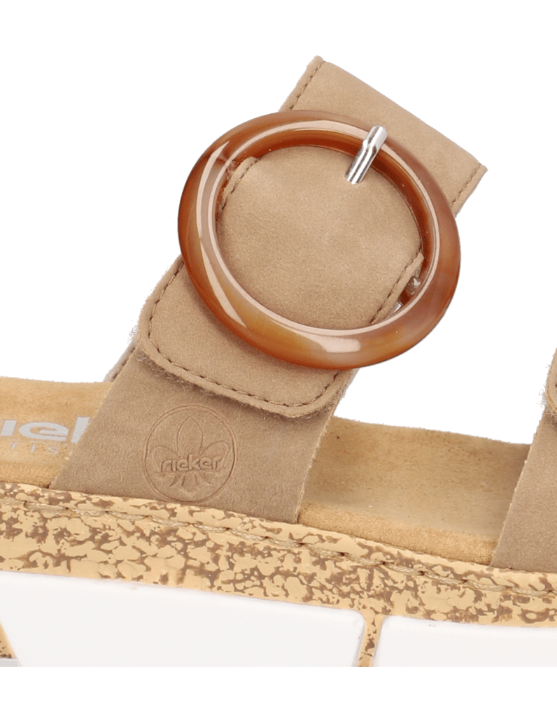 Rieker-Pantoffel-beige