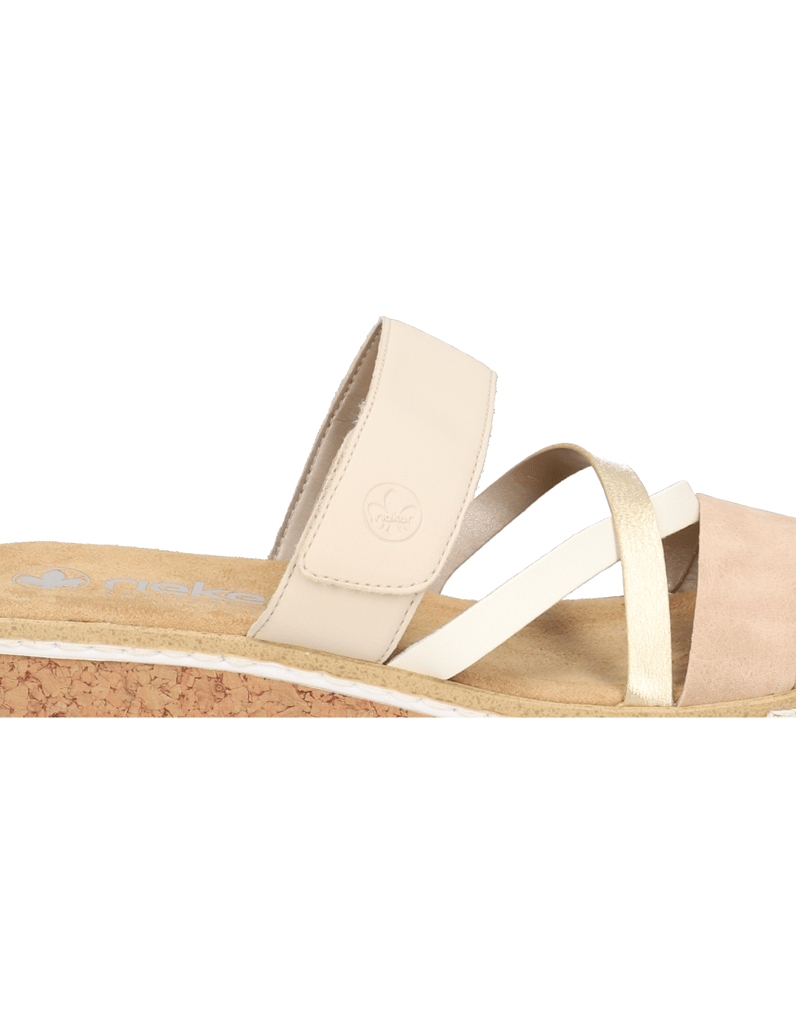 Rieker-Pantoffel-beige