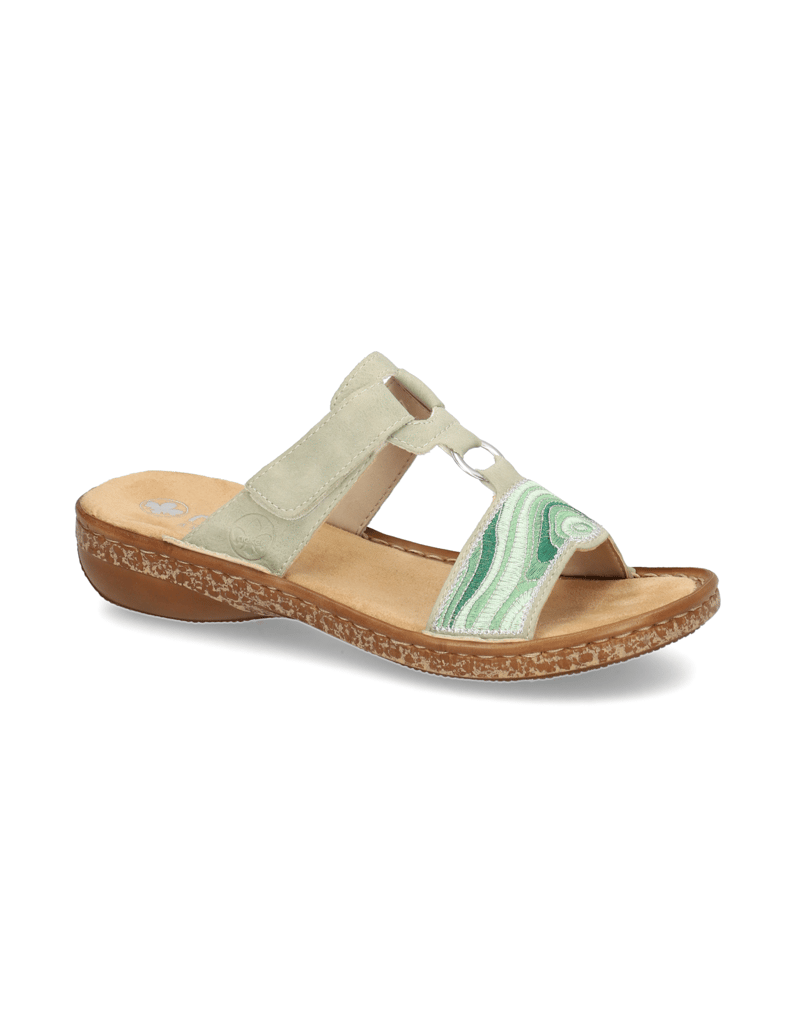 Rieker-Lederimitat-Pantoffel