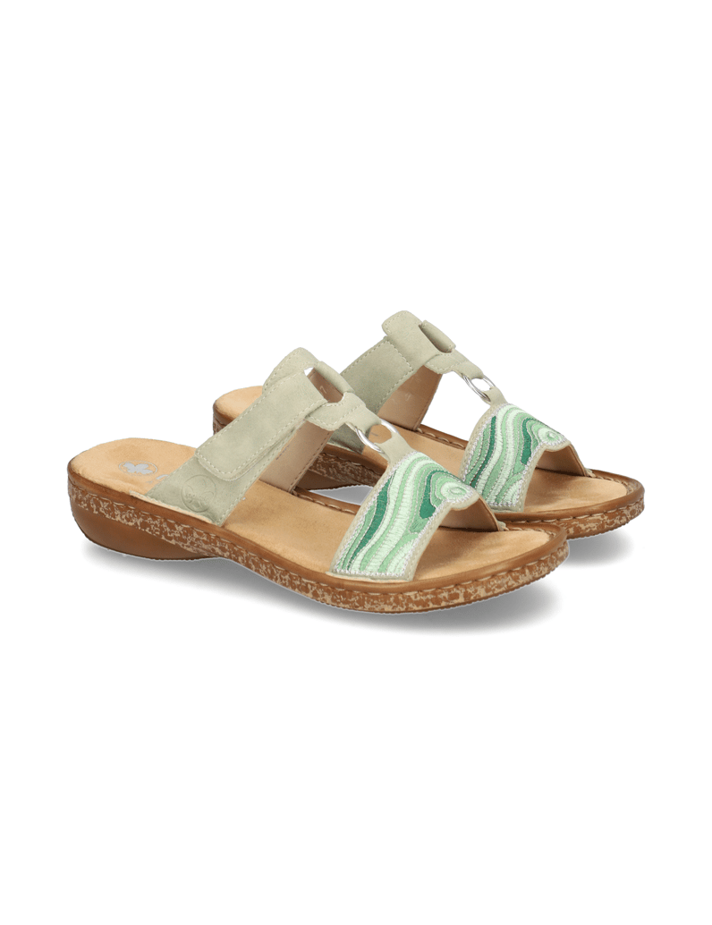Rieker-Lederimitat-Pantoffel