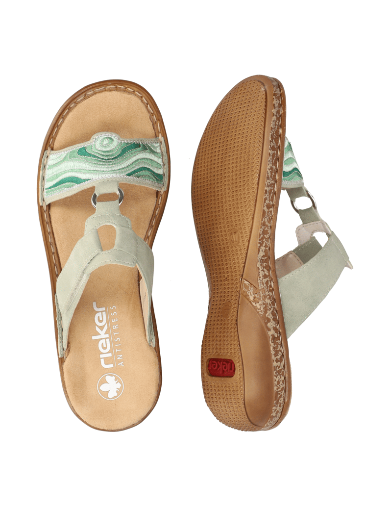 Rieker-Lederimitat-Pantoffel