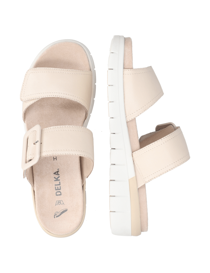 DELKA-Pantoffel-weiss