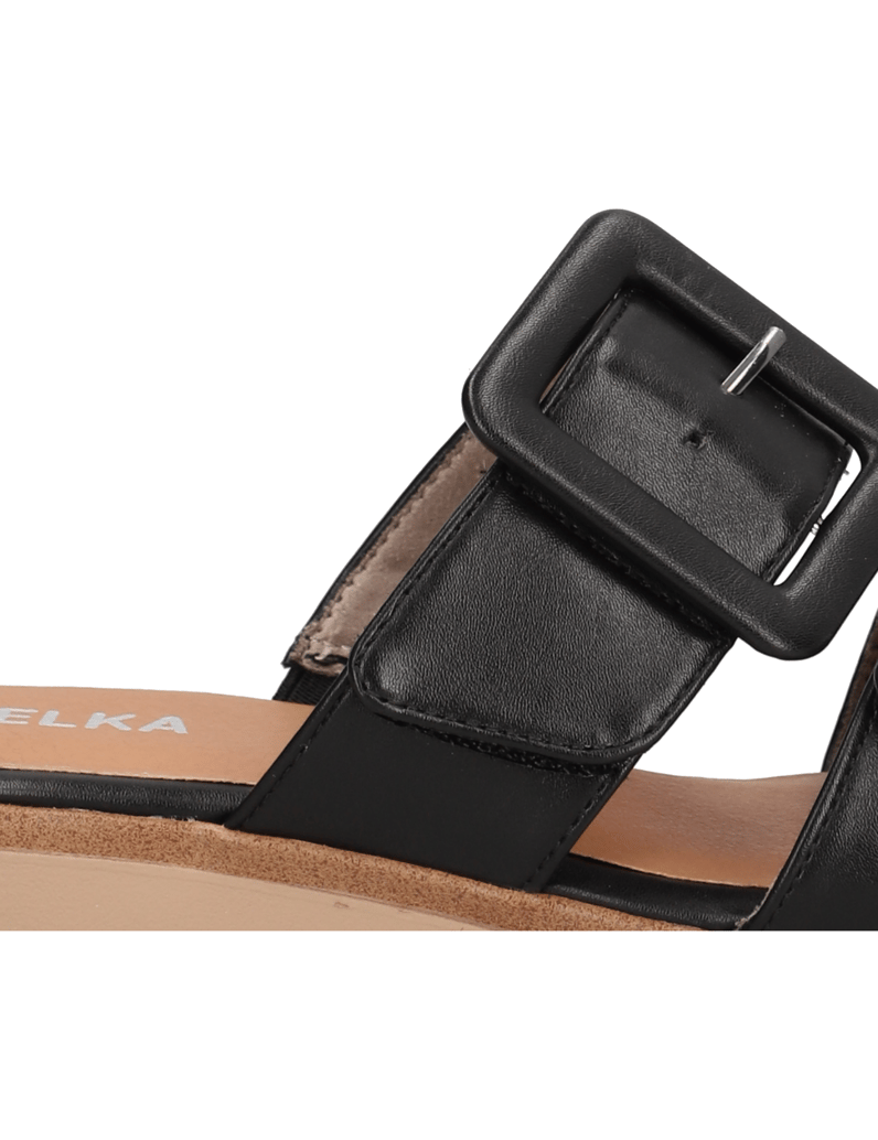 DELKA-Pantoffel-schwarz