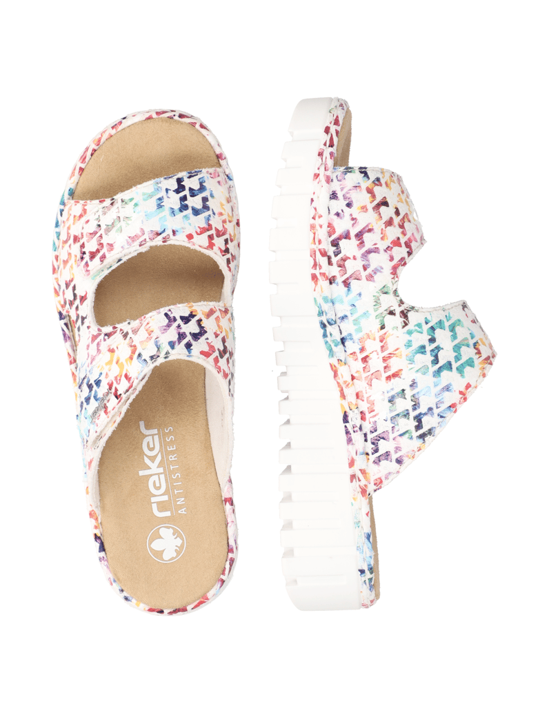 Rieker-Pantoffel-multicolor