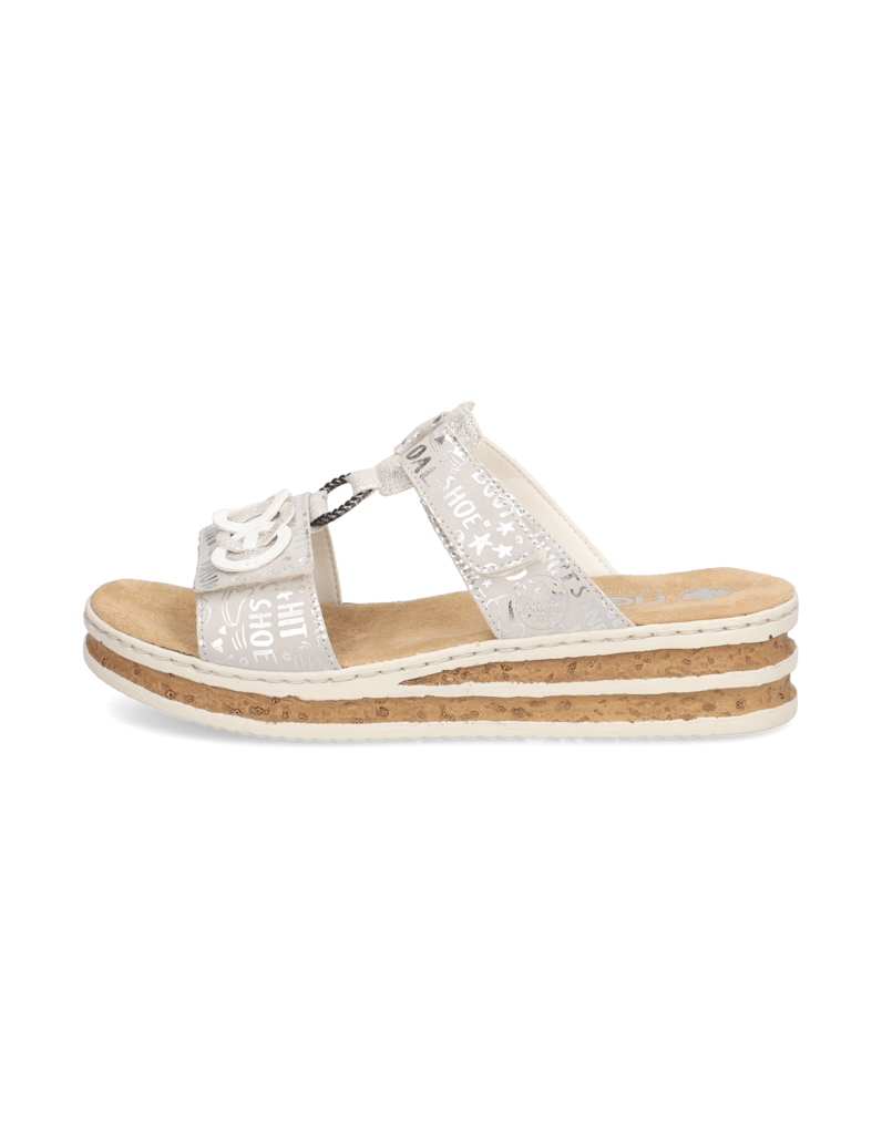 Rieker-Pantoffel-silber