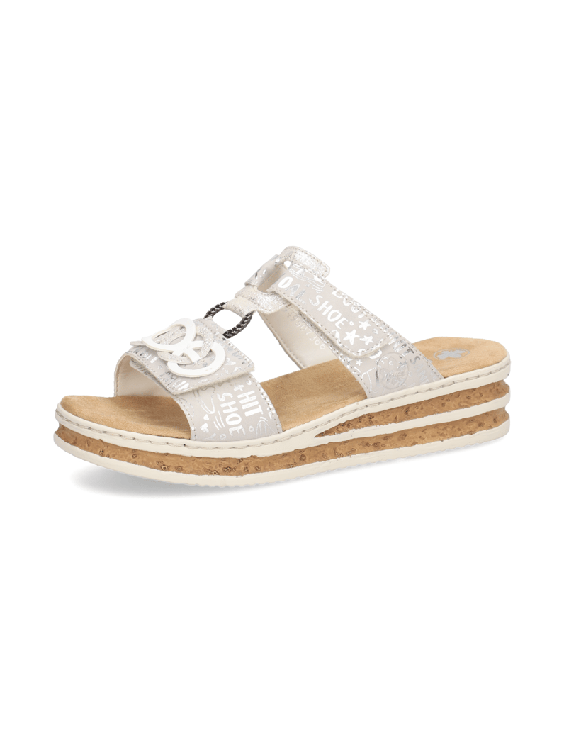 Rieker-Pantoffel-silber