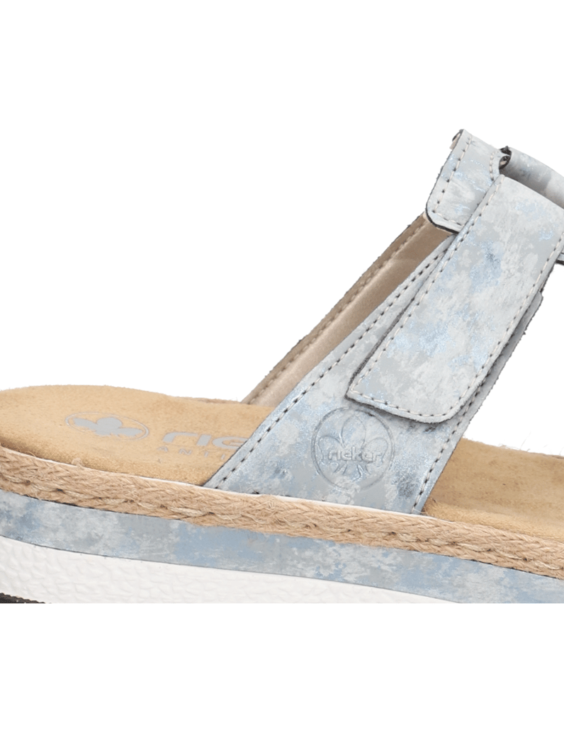 Rieker-Pantoffel-blau