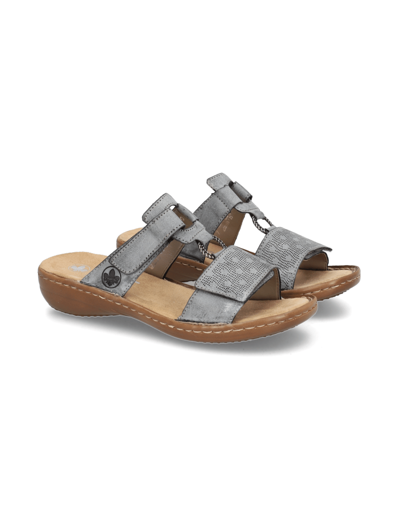 Rieker-Pantoffel-blau