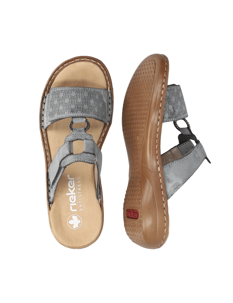 Rieker-Pantoffel-blau