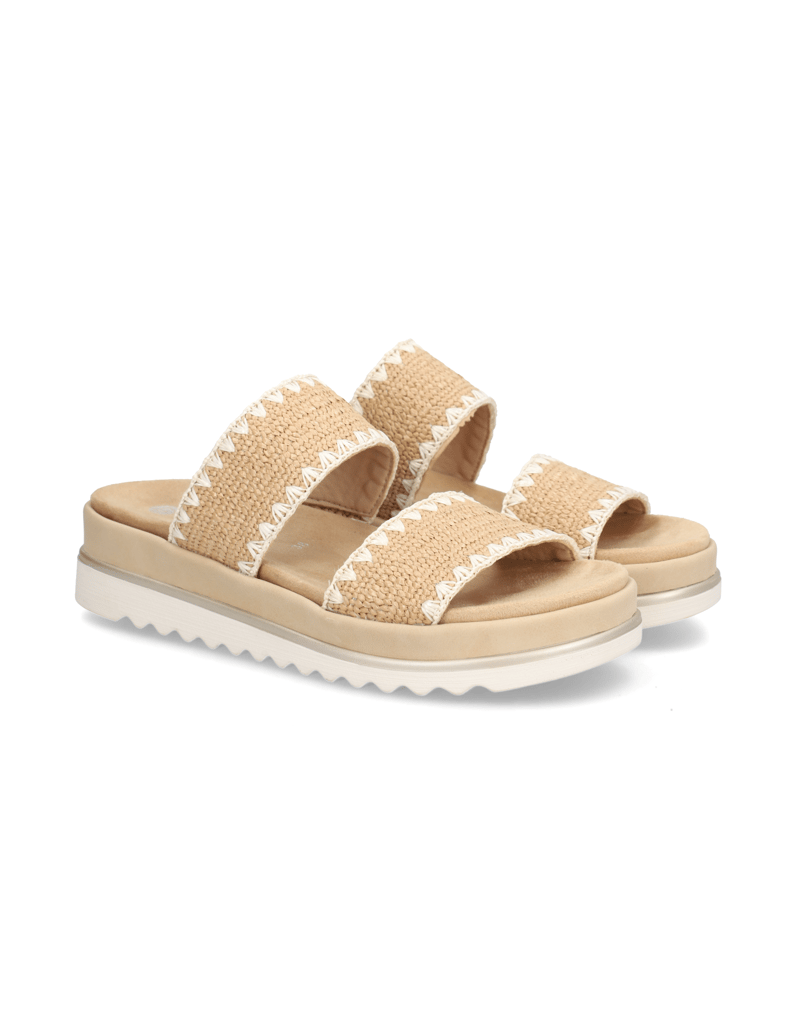Remonte-Pantoffel-beige