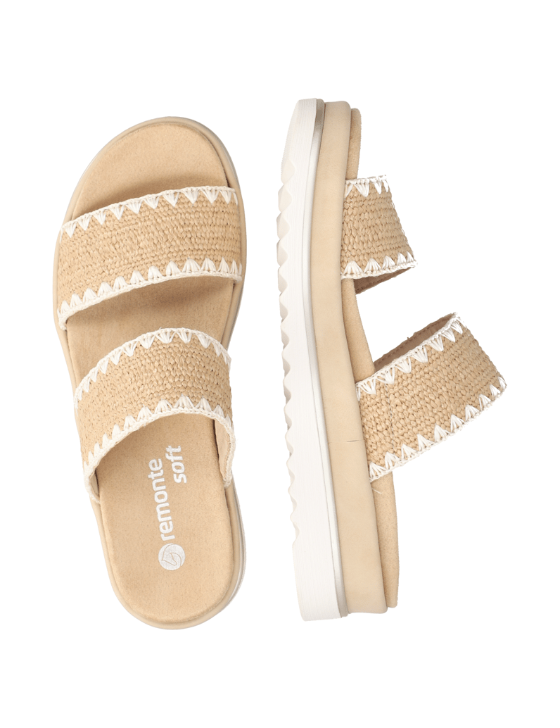 Remonte-Pantoffel-beige