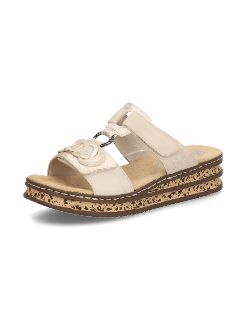 Rieker-Pantoffel-beige