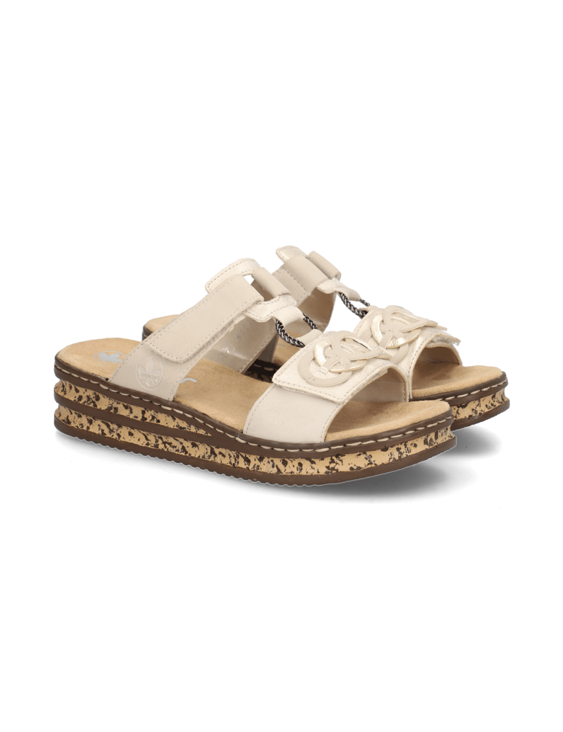 Rieker-Pantoffel-beige