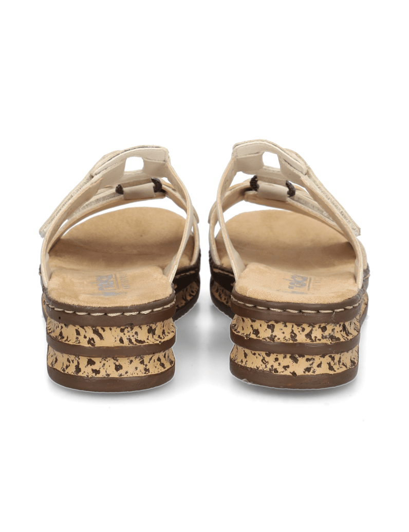 Rieker-Pantoffel-beige