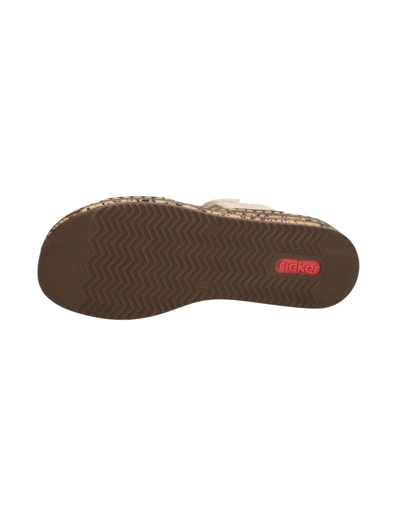 Rieker-Pantoffel-beige