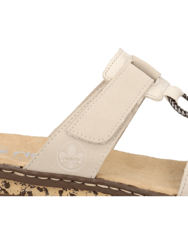 Rieker-Pantoffel-beige