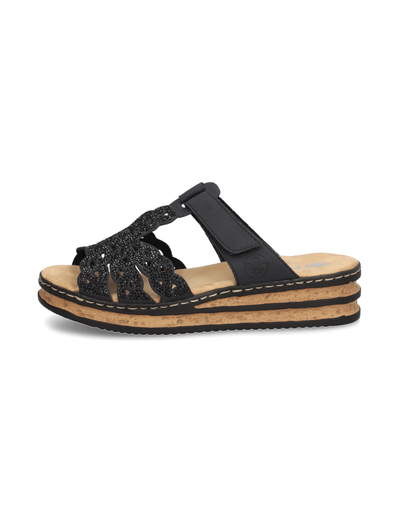 Rieker-Pantoffel-blau