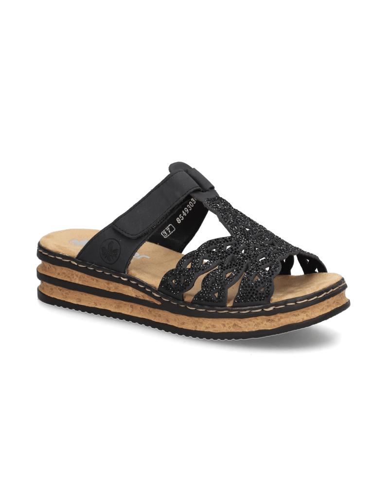 Rieker-Pantoffel-blau